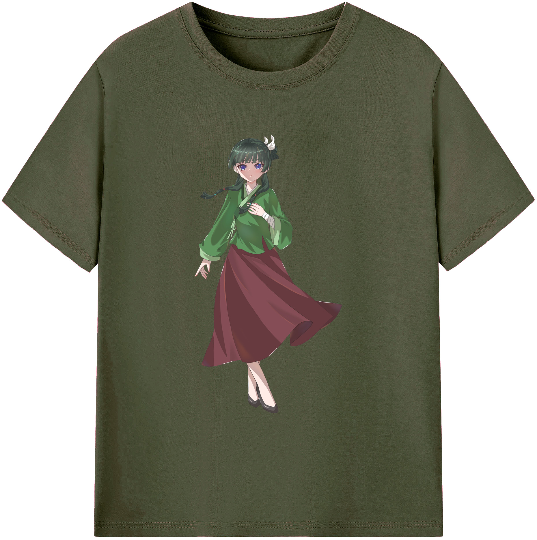 （画像用） 薬屋のひとりごと The Apothecary Diaries 綿100％ メンズ半袖Tシャツ｜肌触りやわらか＆通気性